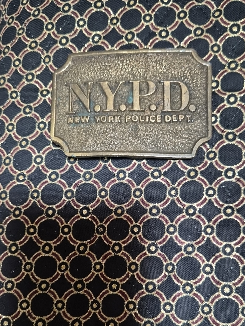 NEW!!!   Men’s Bronze Belt Buckle - Police Of The NYPD.